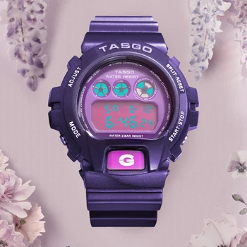 TASGO Impermeável de Relógios do Esporte Mulheres 2020 de melhor Marca de Luxo Eletrônico LED Relógio Digital Senhoras Relógio Feminino Relógio Feminino