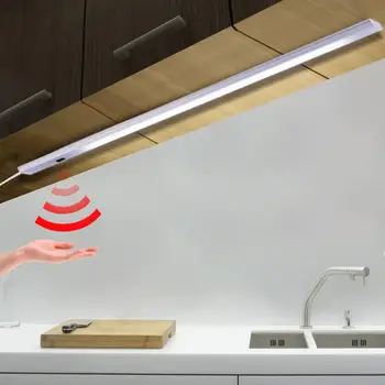 Smart Led Lâmpada de Parede USB 5V Mão Varrer o Interruptor do Sensor de Movimento do Armário de Cozinha, o Corredor WC Wc Interior de luz de fundo da Barra de Luz de Tira