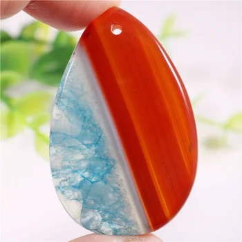 Encantos Naturais Arco-Íris De Druzy Geode Coração De Cristal Em Forma De Grânulos De Pedra Verde Para Fazer Jóias Pingentes