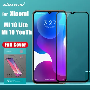Nillkin Anti-Explosão CP+ Pro Cobertura Completa Protetor de Tela de Vidro Temperado para Xiaomi Mi10 Mi 10 Lite Juventude 5G