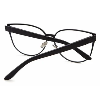Oversized olho de gato óculos mulheres de óculos com armações grandes óculos feminino de grau transparente, óculos de lente clara gafas oculos