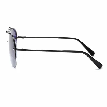 AEVOGUE Óculos de sol Polarizados Homens Armação de Liga de Marca Designer Steampunk Unisex Óculos de Sol UV400 AE0557