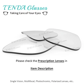 TendaGlasses Homens Mulheres Quadrado óculos de Sol TR90 de Plástico Óculos Polarizados Para a Prescrição de Lentes de Miopia Progressiva