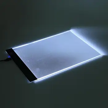 A4 K2 Digital Luz LED Caixa de Artista do Estêncil Desenho de Luz Placa de Rastreamento Tabela Quadrinhos Ensinar Gráfico Cópia Pad