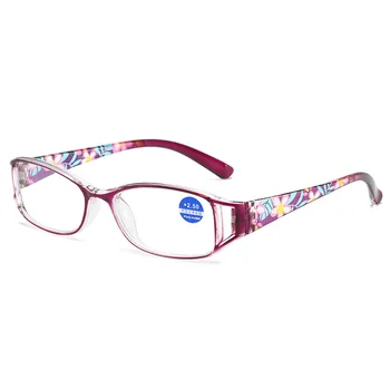 Leia Óculos de Mulheres Anti-Blu-ray Óculos de Leitura Moda Óculos de Presbiopia Óculos Cor de Refeições Presbiopia Óculos