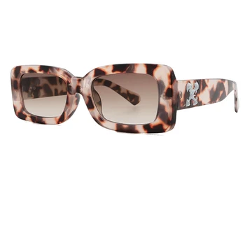 Óculos de Mulheres de Marca Grande Quadro Preto Praça Mulher de Óculos de sol Vintage em Tons de Homens Pequenos Óculos de Sol Feminino UV400 Óculos