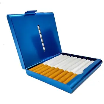 Cigarro Liga de Alumínio Titular Caixa de 20pcs Cigarros estojo de cigarro de Tabaco Recipiente Titulares de VÓS-Quente