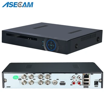 Nova câmera de 5MP AHD DVR 4K NVR Gravador de Vídeo para a Câmera do IP Onvif de Áudio de Rede de Vigilância de Vídeo de Alarme
