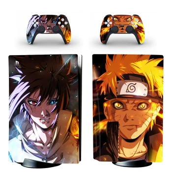 Naruto PS5 Disco Edição Adesivo de Pele para Playstation 5 Console E 2 Controladores de Decalque Protetora Peles Estilo 2