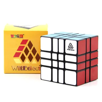 WitEden Super Suave Camuflagem 4x4x3 Cubo Mágico Profissional de Velocidade de Quebra-cabeça 443 Cubo de Brinquedos Educativos para Crianças cubo mágico