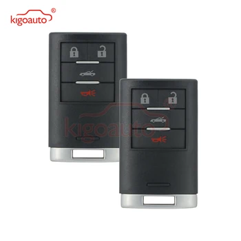 Kigoauto 2pcs de chave Inteligente caso 25926479 M3N5WY7777A 4 botão para Chevrolet Corvette 2008 2009 2010 2011 2012 2013