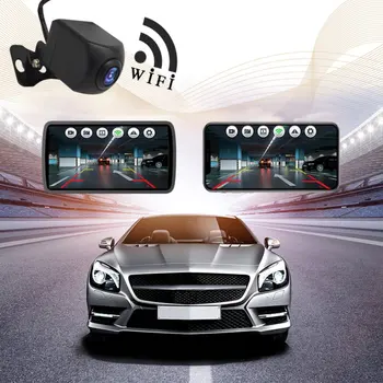 1080P em HD, wi-Fi de Visão Traseira do Carro de marcha à ré fazer Backup de Monitor de Estacionamento da Câmara Noite Kit Universal da Câmera do Carro Câmera de segurança Dropshipping