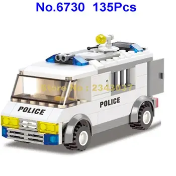 135pcs urban polices squad car building blocks 2 Toy