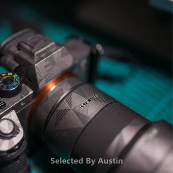 Lente de Decalque Pele Envoltório de Filme Para a Sony FE 55 f1.8 ZA Anti-risco Tampa Adesivo Protetor de Caso