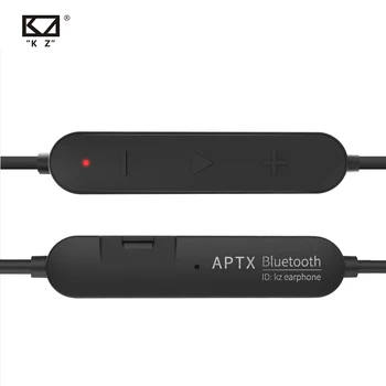 KZ sem Fios Bluetooth Cabo de Atualização do Módulo de Fio Com 2 PINOS/Conector MMCX Para KZ ZS10 PRO/ZS6/AS12/ZST/ZS7/AS16/AS10/ZSN/ZSX