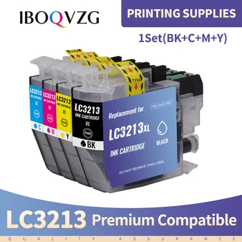 IBOQVZG Cartuchos de Tinta Compatíveis LC3211 LC3213 Brother LC 3213 DCP-J772DW DCP-J774DW MFC-J890DW MFC-J895DW Impressora Jato de tinta