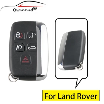 3PCS para Land Rover Ranger Rover Carro Remoto Chave Shell Evoque Discovery 4 Freelander Evoque Chaves Fob Caso 5 Botões