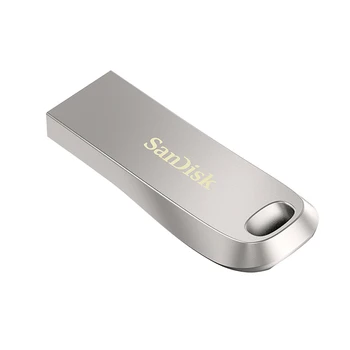 SanDisk Original e Genuíno de Ultra Luxo USB 3.1 Unidade Flash USB de 16GB 32GB 64GB Pen Drive 128GB de Memória Stick Full Metal Jacket