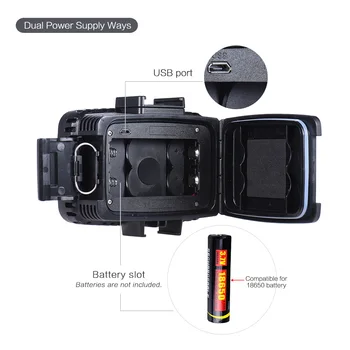 Andoer 5500K Preenchimento do DIODO emissor de Luz da Lâmpada w/ 2pcs da Bateria de Montagem da Base de dados de 3 de Filtro para GoPro Hero Ação Cam para Canon Nikon Sony DSLR