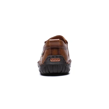 Novo Outono Homens Clássicos Sapatos Casuais 2020 Lazer Ao Ar Livre Flats Macio, Com Sola De Couro De Qualidade De Homens Flats Sapatos Mocassins Tamanho 38-48