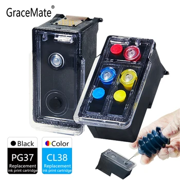 GraceMate PG37 CL38 Compatível para Canon Cartucho de Tinta MX300 MX310 MP140 MP190 MP210 MP220 MP470 IP1800 IP1900 2500 2600 Impressora