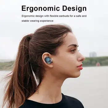 PT20 Novo Bluetooth 5.0 Fone de ouvido sem Fio Colisão Cor do Smart Touch Control TWS sem Fio Fone de ouvido hi-fi Fone de ouvido Estéreo Surround