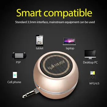 Alto-Falante portátil para o Telefone Móvel Mini alto-Falante Leitor de MP3 Amplificador Externo, Som de Alta Qualidade com Fio de alto-Falantes