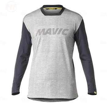 Mavic Nova de Corridas de Downhill Jersey Montanha Motocicleta, Bicicleta Ciclismo Jersey Crossmax Camisa de Ciclismo Roupas para Homens MTB MX T-Shirt