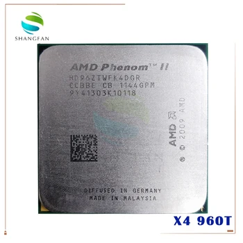 AMD Phenom X4 960T 3 ghz Quad-Core CPU Processador HD96ZTWFK4DGR 95W Socket AM3 938pin