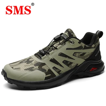 SMS Homens Sapatos de Tênis ao ar livre Impermeável Caminhadas Sapatos Homens Escalada de uma Montanha de Sapatos de Homens Esporte calça de Jogging, Caminhadas Tênis
