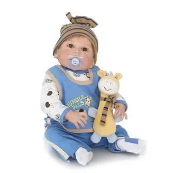 NPKCOLLECTION realistas reborn baby doll inteiro em vinil de silicone soft real toque suave boneca playmate fof crianças de presente de Aniversário