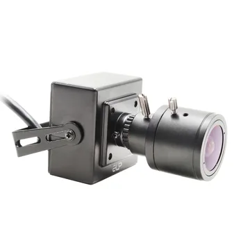 ELP 1080P 60fps em 720p 120fps 360P 260fps webcam M12 montagem de 2.8-12mm varifocal industrial, de alta velocidade do usb da câmera com mini habitação