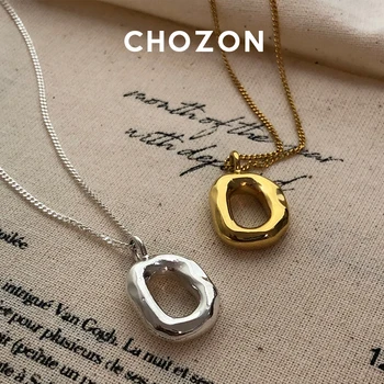 S925 colar de prata da indústria pesada oval anel colar mínimo chique cadeia de moda de Casamento de Luxo colar de Ouro 18K