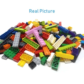 160pcs DIY Blocos de Construção Fina Figuras Tijolos 1x3Dots 12Color Educacional Criativo Tamanho Compatível Com lego Brinquedos para Crianças