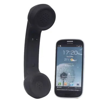 OOTDTY sem Fio Bluetooth 2.0 Retro Aparelho de Telefone Receptor de Fone de ouvido para Chamadas de Telefone 63HD