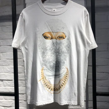Estilo de verão Coisas estranhas T-Shirts Homens Mulheres Diamante Mascarado de Impressão 3D Melhor qualidade de T-Shirts Ih Nom Uh Nit Paris