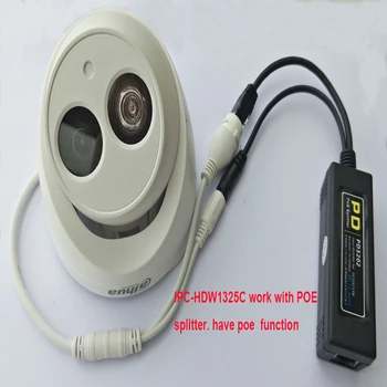 Dahua IP Câmera 3MP IPC-HDW1325C H. 264 IP67 Câmera do CCTV IR de 30M Rede de Vigilância Câmera Dome ONVIF