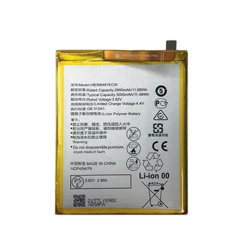 3000 mAh Bateria do Telefone Huawei HB366481ECW para P20 Lite Honra 7C Alta Qualidade Substituição da Bateria a bateria Recarregável