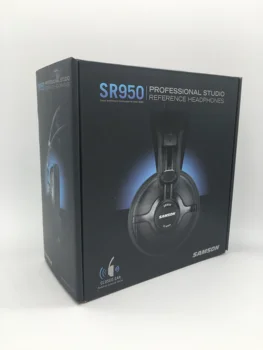 Original Sansão SR950 acompanhamento Profissional de fones de ouvido totalmente fechada, tipo studio DJ fone de ouvido com Almofadas de Veludo