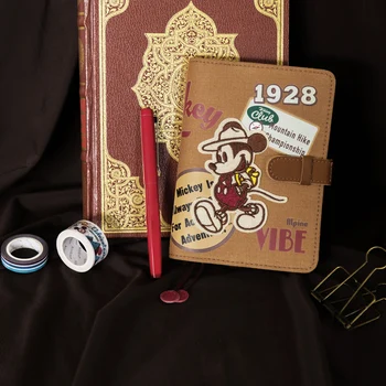 Kinbor X Disney Micke Tema Premium Caderno Do Jornal O Conjunto De Tamanho A6 Embalagem De Presente Cadernos Da Escola Fornecedores Presente Ferramentas De Artigos De Papelaria