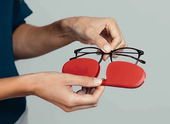 Mini Anti-Luz Azul Óculos de Leitura de Forma Retangular Ultra-Leve Com Chave de Caso da Cadeia para O dia-a Levar -4 Cores de Óculos