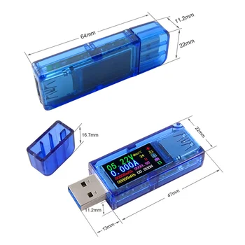 RUIDENG AT34 USB3.0 IPS HD USB Testador de Tensão Capacidade de Corrente de Alimentação de Energia Equivalente a Impedância de Temperatura Testador 30V 4A