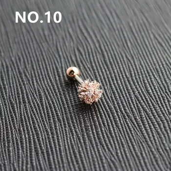 2019 nova unha jóia piercing do corpo / coreano moda parafuso broca brincos acessórios ferramentas de perfuração