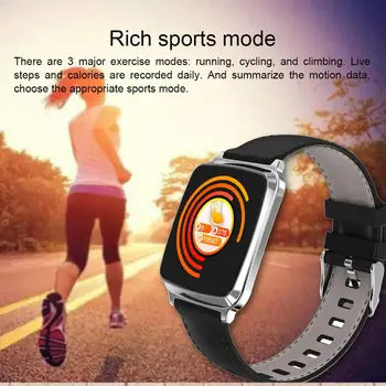 M8 Smart Watch Hs6620D Pressão Arterial Impermeável de Fitness Tracker Assista Sport Chamada Lembrete Inteligente Banda Bluetooth para iOS