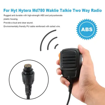10 PIN Microfone Mic para Hytera HYT MD780 RD620 RD960 RD980 MT680 Carro Móvel de Rádio Walkie-Talkie Acessórios Sm16A1