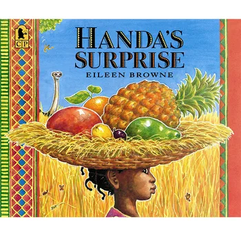 A Surpresa de Handa Por Eileen Browne de ensino de inglês do Livro de imagens Aprendizagem Cartão de Livro de História Para Crianças do Bebê Presentes de Crianças