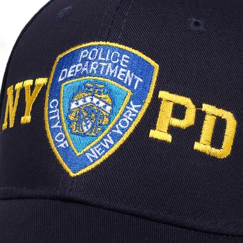Marca snapback de alta qualidade NYPD bordado boné de beisebol de sol ao ar livre tampões de algodão ajustável casal chapéu de Hip Hop Chapéus