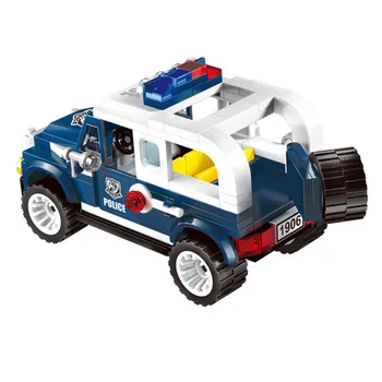 ILUMINAR 149Pcs de Polícia da Cidade de Fugitivo Caçado Carro Construção de Conjuntos de Blocos, Tijolos de DIY Construção de Brinquedos Educativos para Crianças