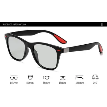 LongKeeper Polarizada Fotossensíveis Óculos de Homens, Mulheres Clássico Rebite Descoloração de Condução Óculos mudam de Cor Óculos de proteção UV400