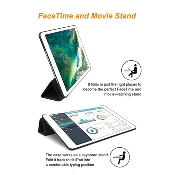 Caso Para o iPad Mini 5 4 3 2 1 tablete de Cobertura Automática de Sono / vigília Cartoon Flamingo Gato Deixa Para iPad Ar 3 2 10.2 PU para Proteger a Pele Caso